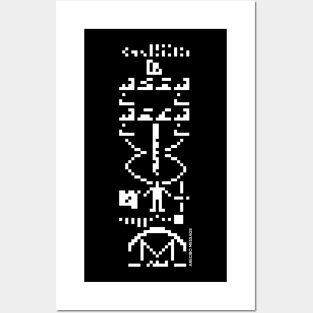 The Arecibo Message Posters and Art
